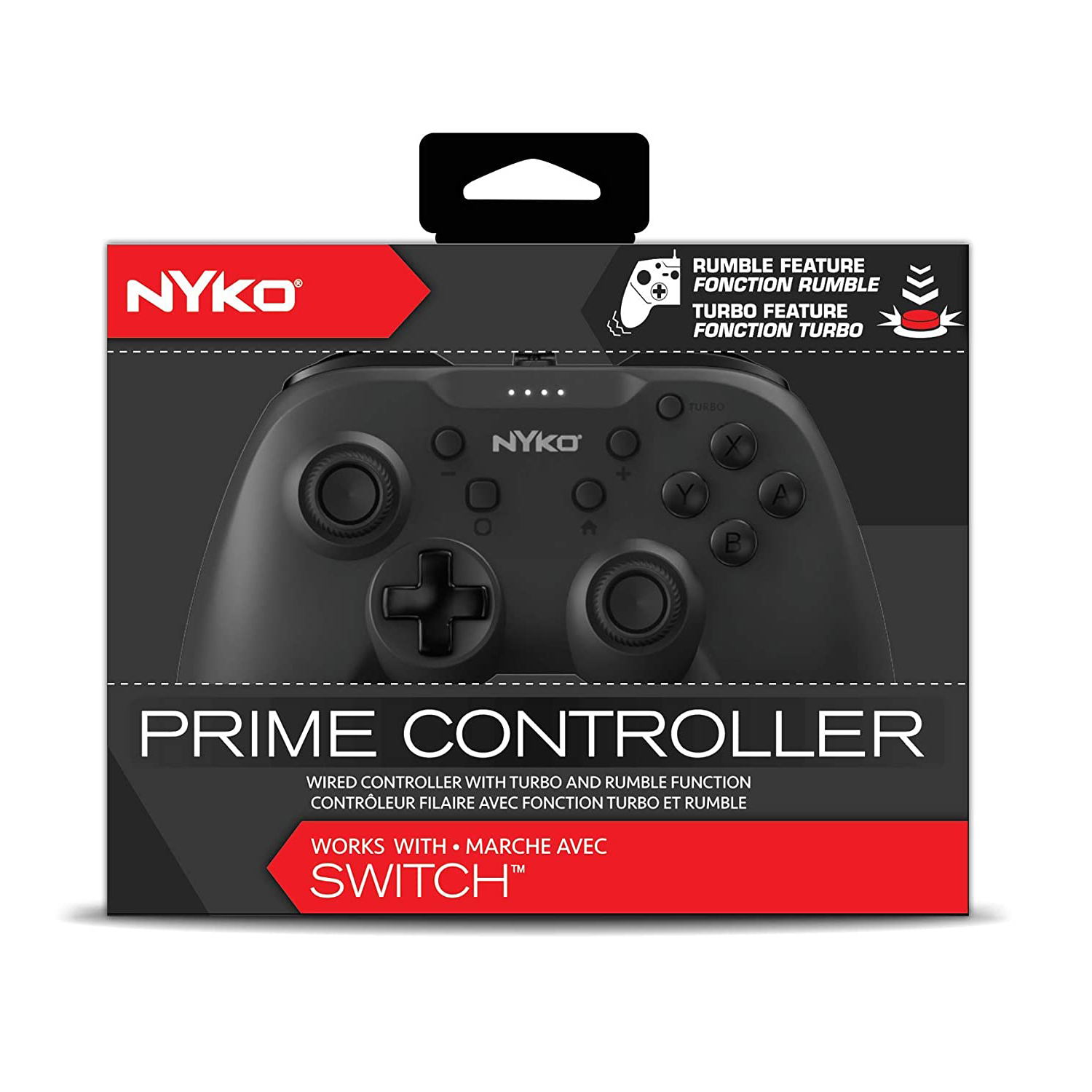 Prime Controller for Nintendo Switch (Black) for Nintendo Switch