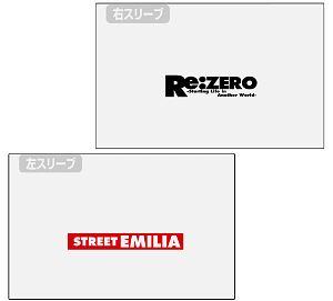 Re: Life in a Different World from Zero - Emilia Cold Double-sided Full Graphic T-shirt Street Fashion Ver. (L Size)