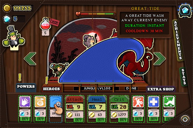 Tap Heroes <span class="ext" style="background-color: #2a475e; color: #FFFFFF;">STEAM</span> <span class="ext ext_digital">digital</span> image 4
