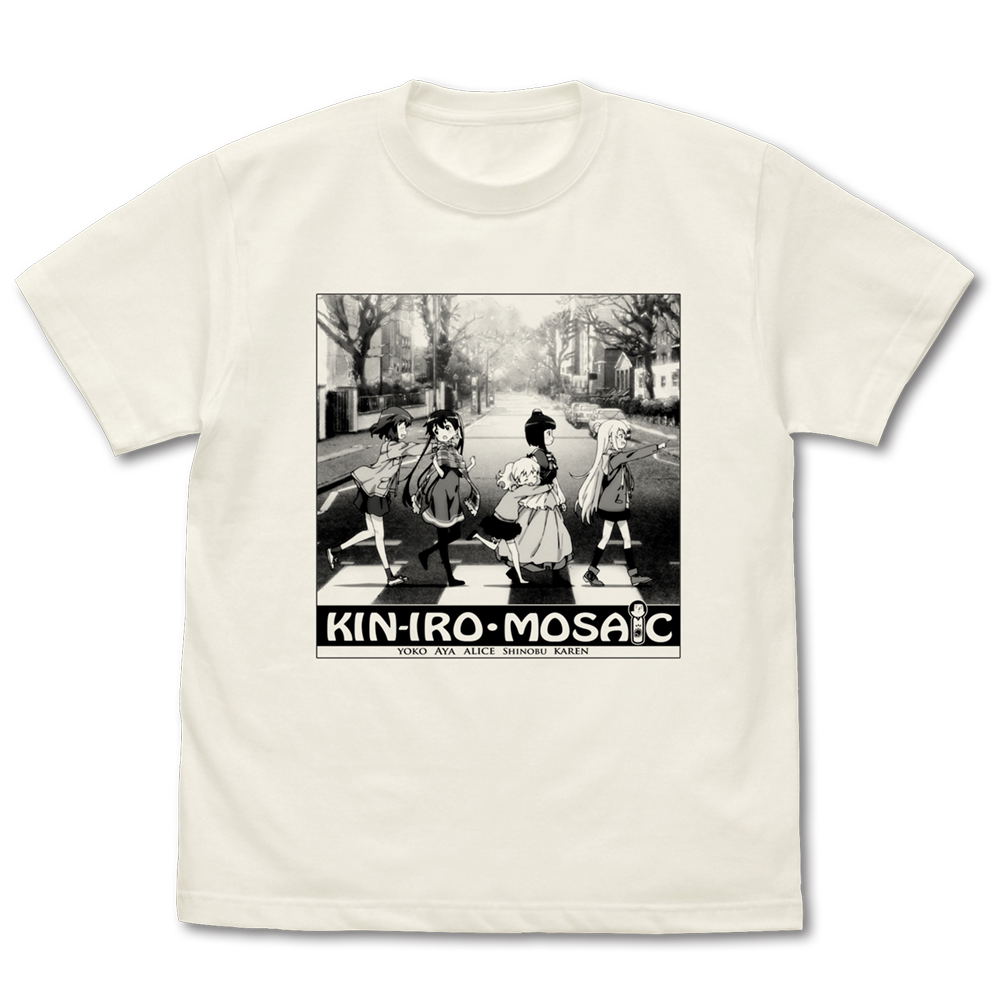 Kiniro Mosaic Pretty Days - Kin-iro Mosaic T-shirt Vanilla White (L Size)