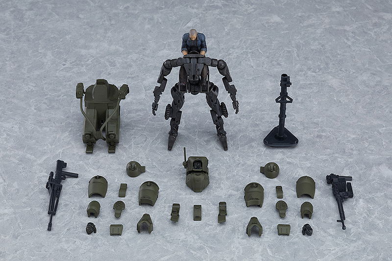 MODEROID Obsolete 1/35 Scale Model Kit: Outcast Brigade Exoframe (Re-run) image 7