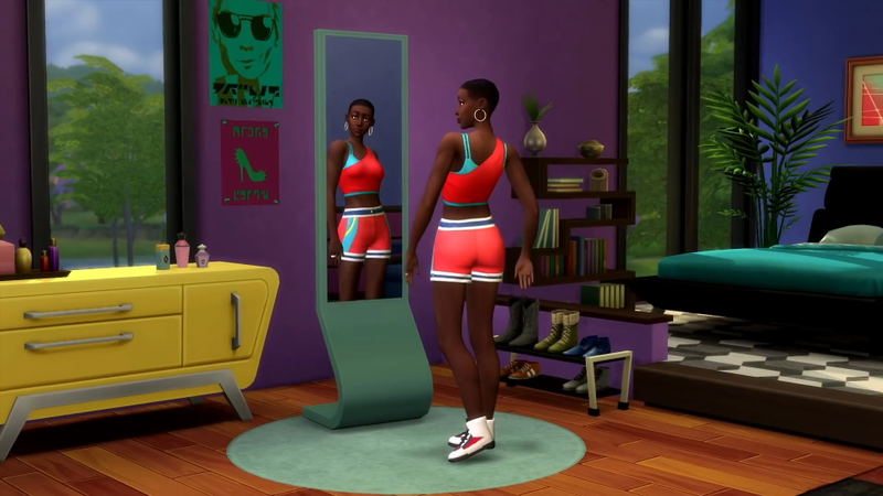 The Sims 4: Throwback Fit Kit (DLC) <span class="ext" style="background-color: #F96529; color: #FFFFFF;">Electronic Arts</span> <span class="ext" style="background-color: #B0000F; color: #FFFFFF;">DLC</span> <span class="ext ext_digital">digital</span> image 4