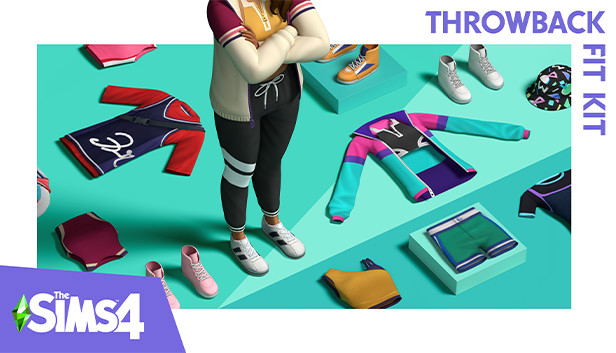 The Sims 4: Throwback Fit Kit (DLC) <span class="ext" style="background-color: #F96529; color: #FFFFFF;">Electronic Arts</span> <span class="ext" style="background-color: #B0000F; color: #FFFFFF;">DLC</span> <span class="ext ext_digital">digital</span> image 1