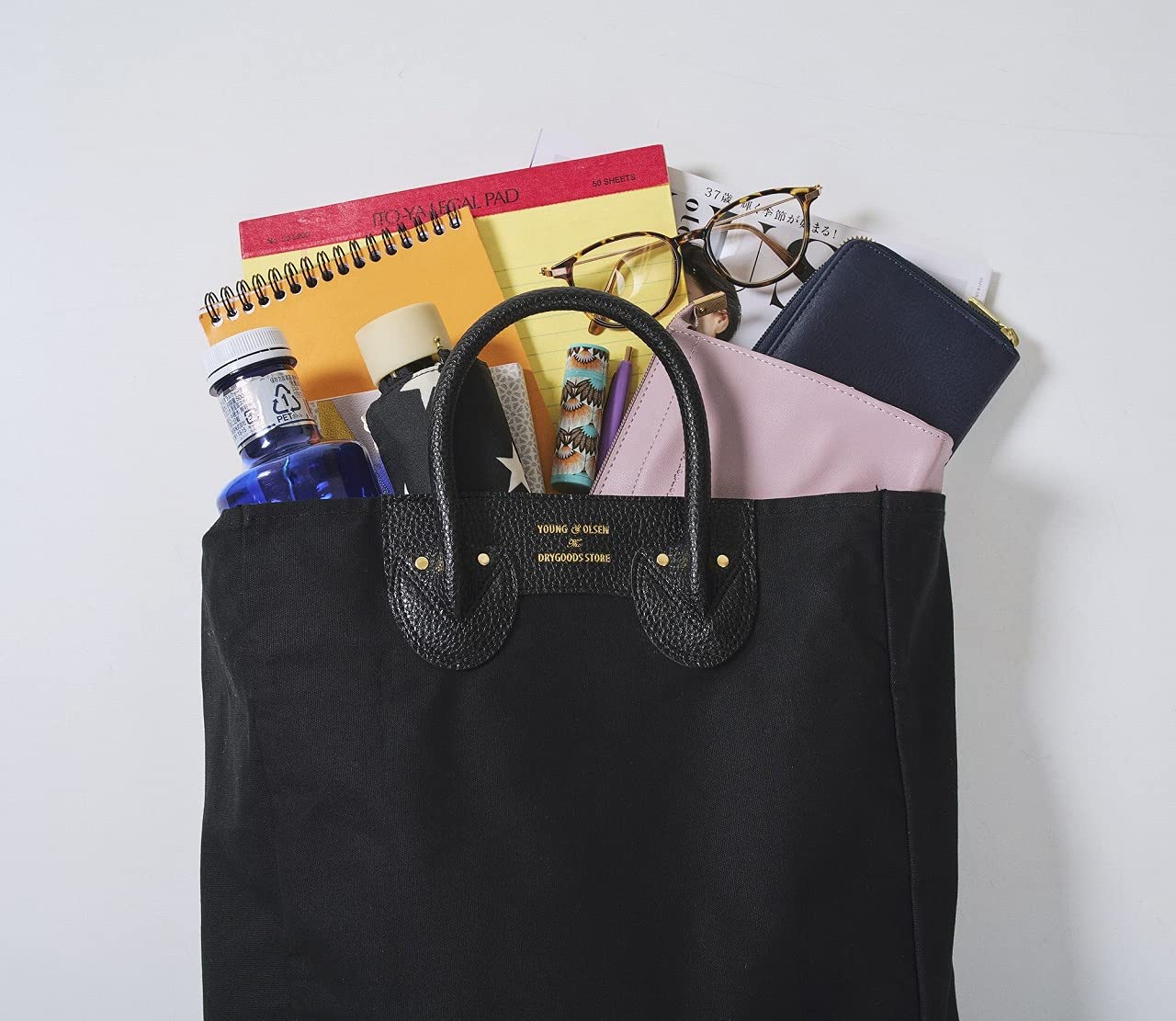 Young And Olsen The Drygoods Store Packable Bag Book Black