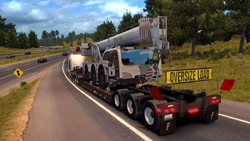 American Truck Simulator: Heavy Cargo Pack (DLC) <span class="ext" style="background-color: #2a475e; color: #FFFFFF;">STEAM</span> <span class="ext" style="background-color: #B0000F; color: #FFFFFF;">DLC</span> <span class="ext ext_digital">digital</span> image 4