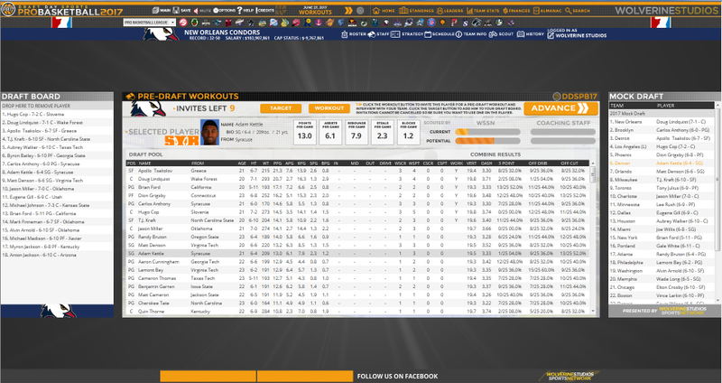 Draft Day Sports: Pro Basketball 2017 <span class="ext" style="background-color: #2a475e; color: #FFFFFF;">STEAM</span> <span class="ext ext_digital">digital</span> image 4