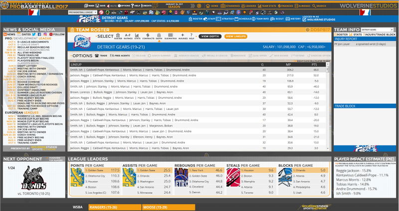 Draft Day Sports: Pro Basketball 2017 <span class="ext" style="background-color: #2a475e; color: #FFFFFF;">STEAM</span> <span class="ext ext_digital">digital</span> image 9