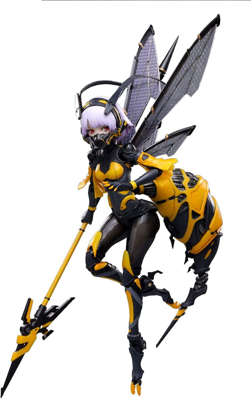 Wasp Girl 1/12 Scale Pre-Painted Action Figure: BEE-03W WASP GIRL Bun-chan image 1