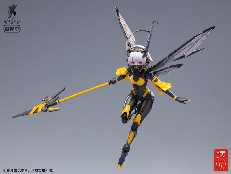 Wasp Girl 1/12 Scale Pre-Painted Action Figure: BEE-03W WASP GIRL Bun-chan image 10