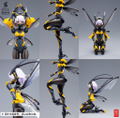 Wasp Girl 1/12 Scale Pre-Painted Action Figure: BEE-03W WASP GIRL Bun-chan thumbnail 14