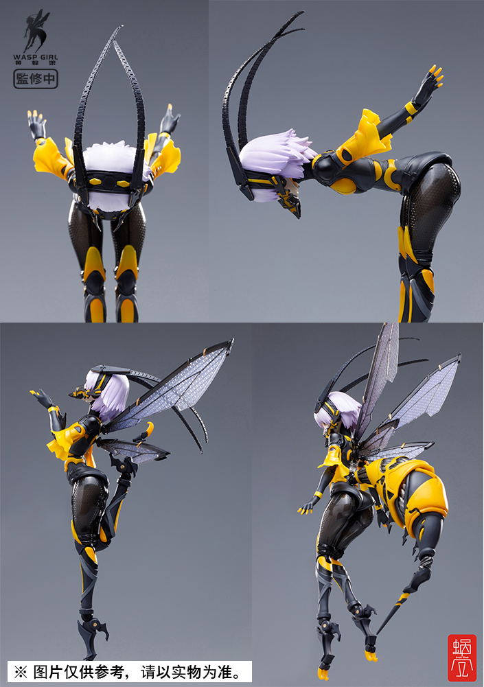 Wasp Girl 1/12 Scale Pre-Painted Action Figure: BEE-03W WASP GIRL