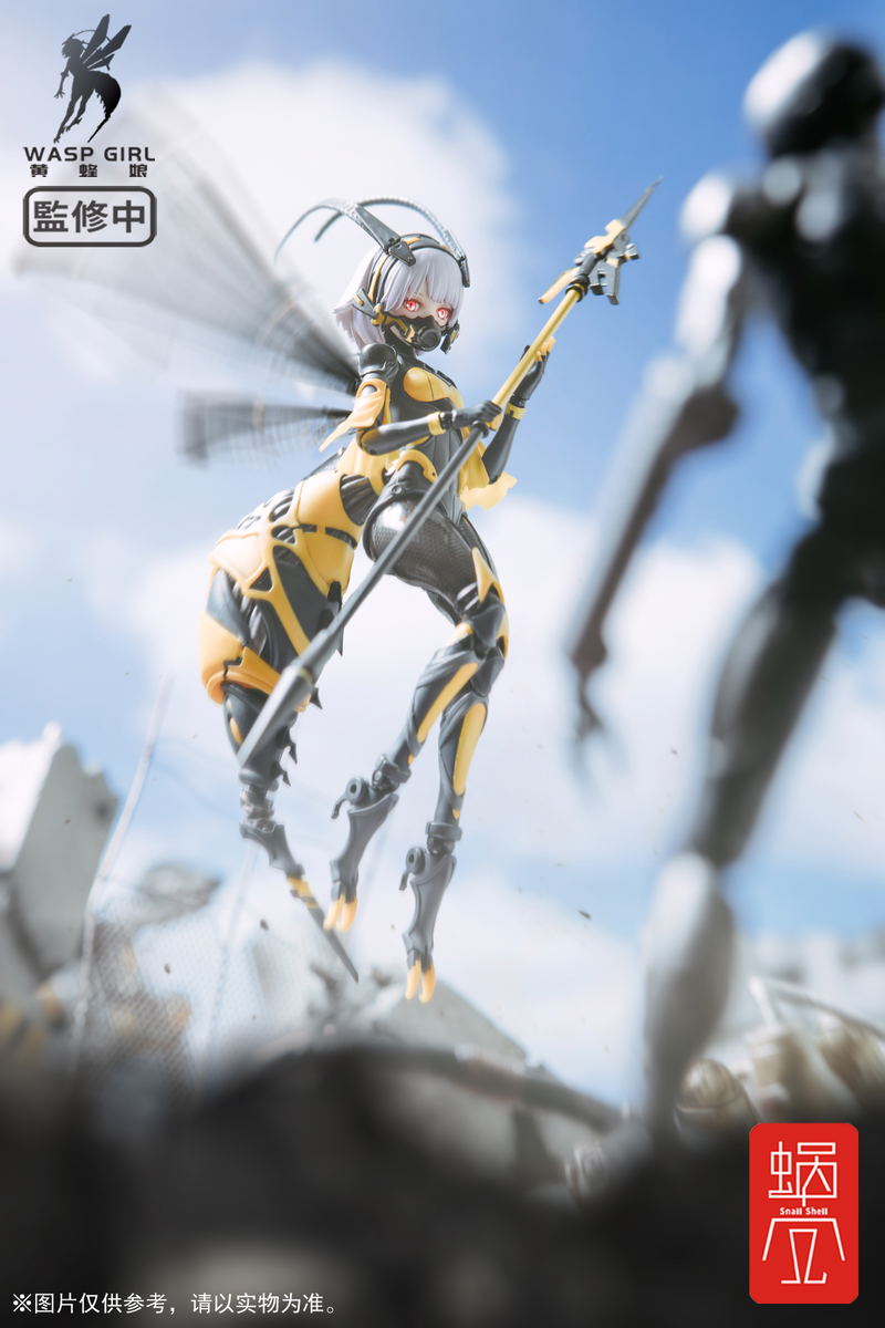 Wasp Girl 1/12 Scale Pre-Painted Action Figure: BEE-03W WASP GIRL Bun-chan image 20
