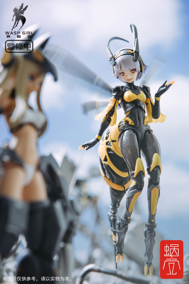 Wasp Girl 1/12 Scale Pre-Painted Action Figure: BEE-03W WASP GIRL Bun-chan image 21
