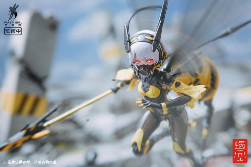 Wasp Girl 1/12 Scale Pre-Painted Action Figure: BEE-03W WASP GIRL Bun-chan image 23