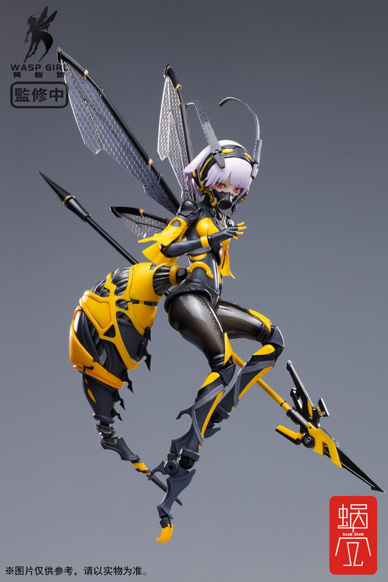 Wasp Girl 1/12 Scale Pre-Painted Action Figure: BEE-03W WASP GIRL Bun-chan image 4