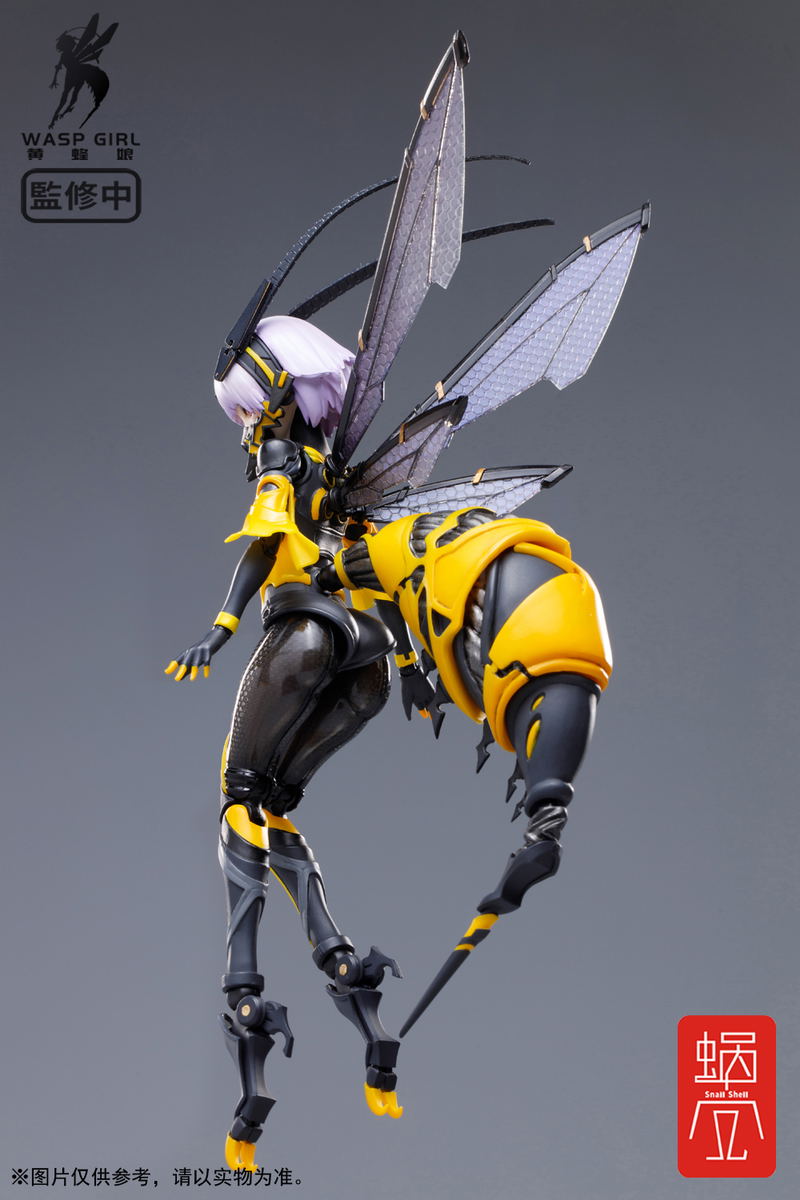 Wasp Girl 1/12 Scale Pre-Painted Action Figure: BEE-03W WASP GIRL Bun-chan image 5