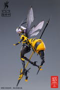Wasp Girl 1/12 Scale Pre-Painted Action Figure: BEE-03W WASP GIRL Bun-chan thumbnail 6