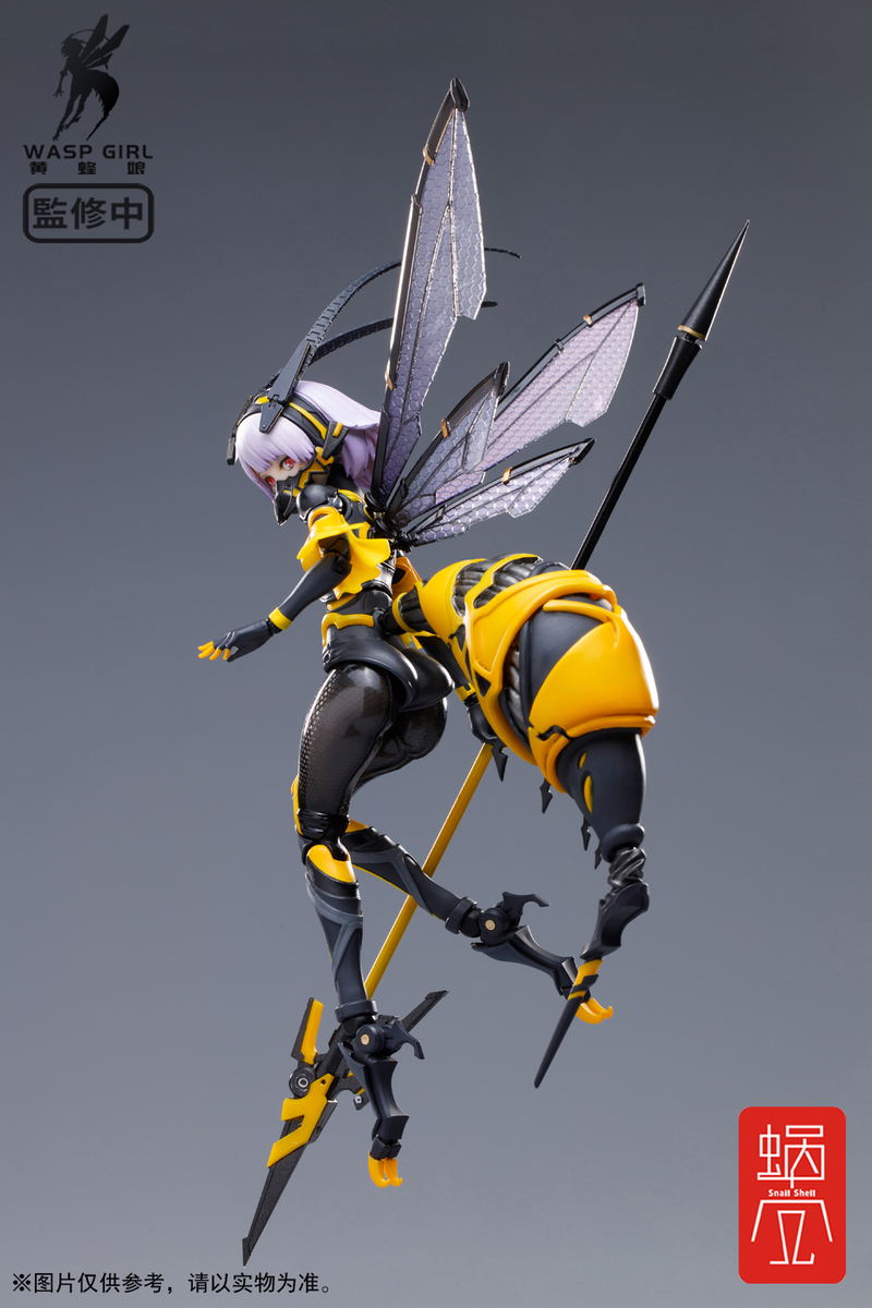 Wasp Girl 1/12 Scale Pre-Painted Action Figure: BEE-03W WASP GIRL Bun-chan image 6