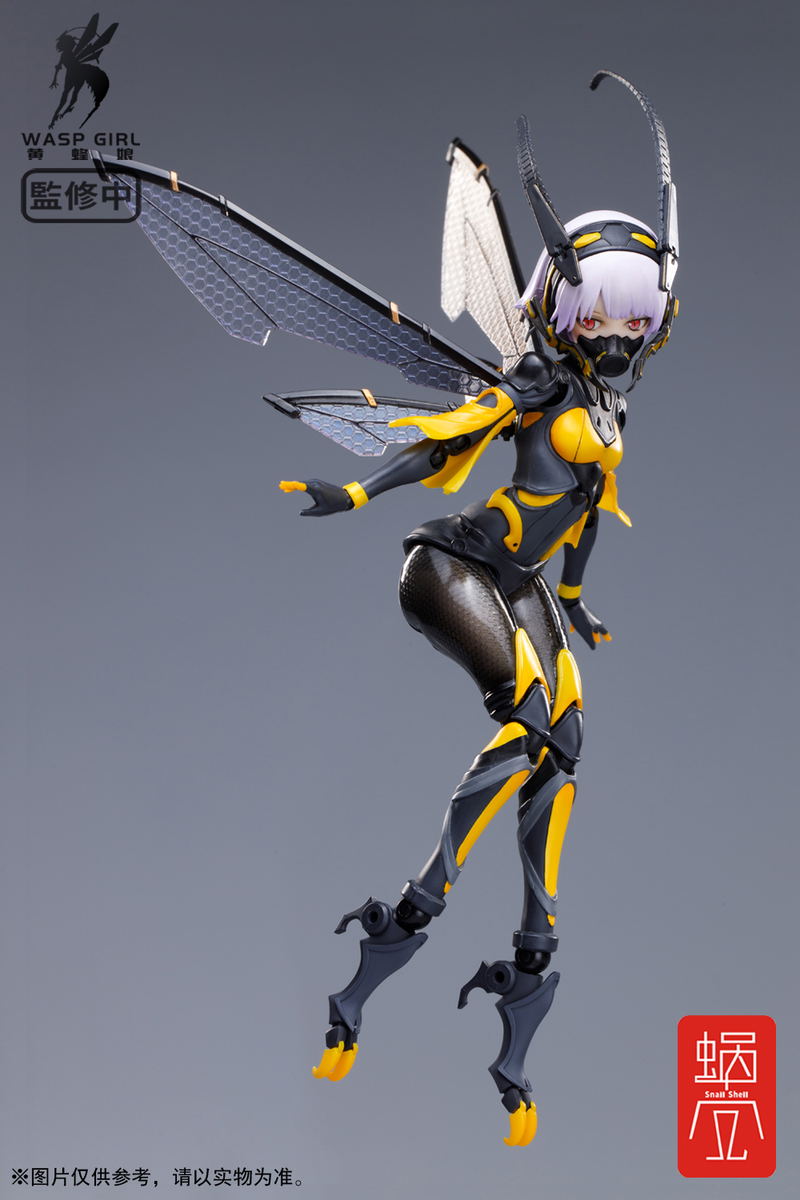 Wasp Girl 1/12 Scale Pre-Painted Action Figure: BEE-03W WASP GIRL Bun-chan image 7