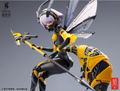 Wasp Girl 1/12 Scale Pre-Painted Action Figure: BEE-03W WASP GIRL Bun-chan thumbnail 9