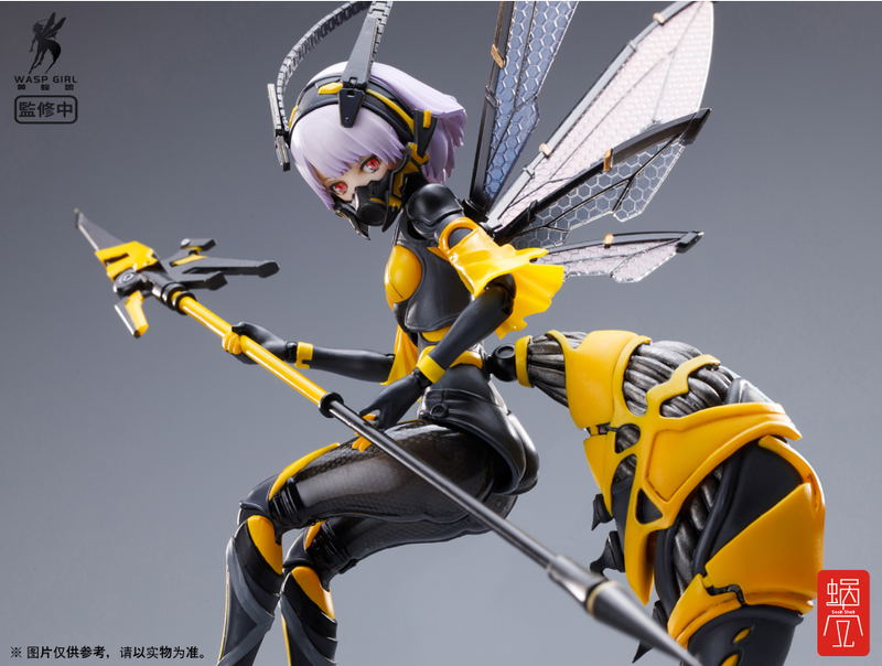 Wasp Girl 1/12 Scale Pre-Painted Action Figure: BEE-03W WASP GIRL Bun-chan image 9
