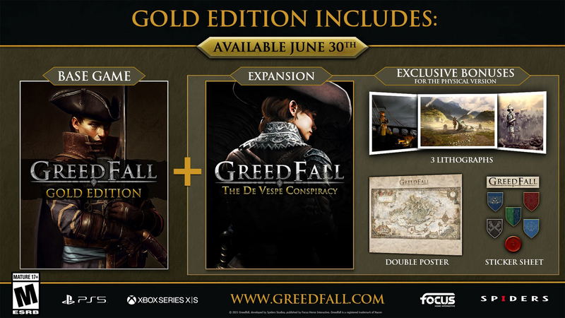 GreedFall [Gold Edition] for PlayStation - Main Image