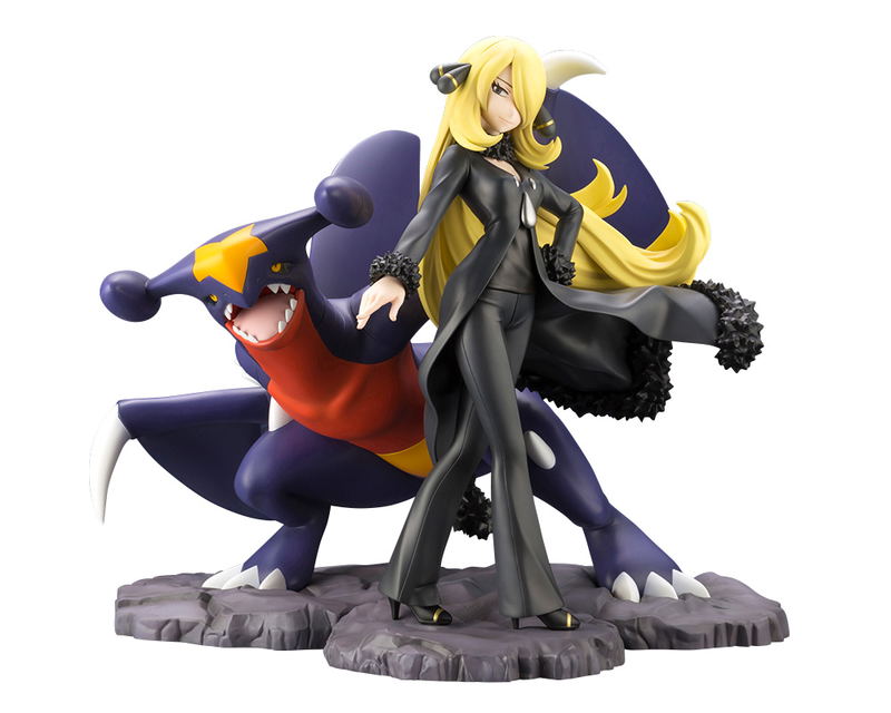 ARTFX J Pokemon Series 1/8 Scale Pre-Painted Figure: Cynthia with Garchomp image 1