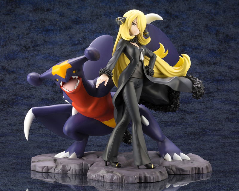 ARTFX J Pokemon Series 1/8 Scale Pre-Painted Figure: Cynthia with Garchomp image 2