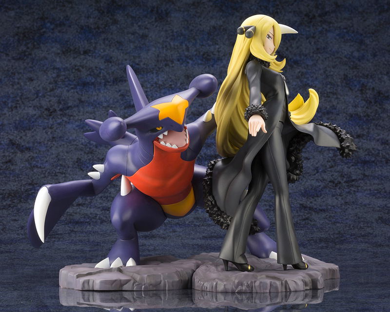 ARTFX J Pokemon Series 1/8 Scale Pre-Painted Figure: Cynthia with Garchomp image 3