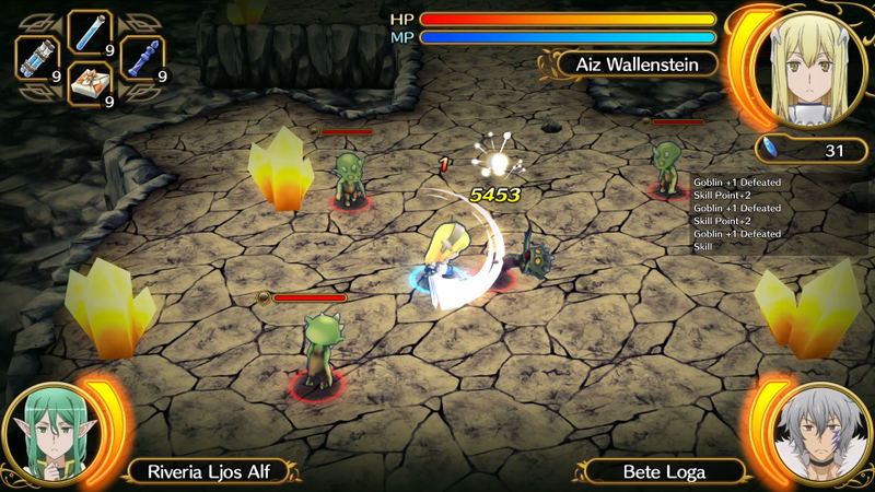 Is It Wrong to Try to Pick Up Girls in a Dungeon? Infinite Combate <span class="ext" style="background-color: #2a475e; color: #FFFFFF;">STEAM</span> <span class="ext ext_digital">digital</span> image 9