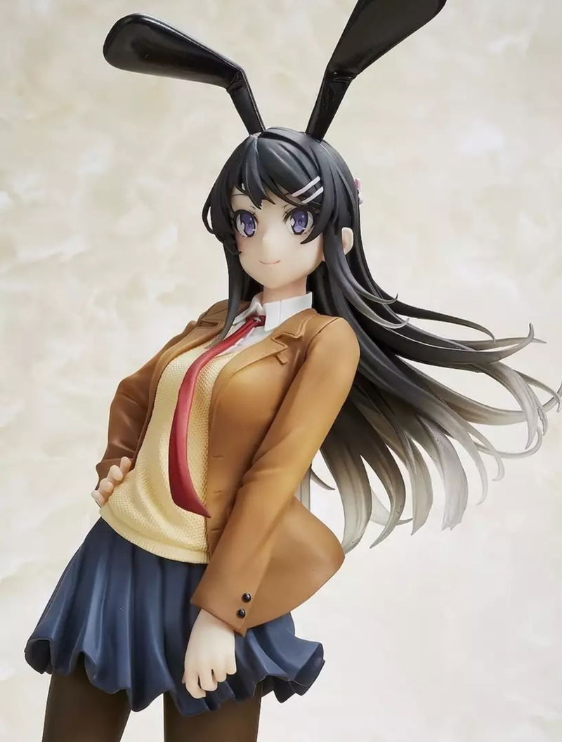 Rascal Does Not Dream of Bunny Girl Senpai Pre-Painted Coreful Figure: Sakurajima Mai Uniform Bunny Ver. image 4