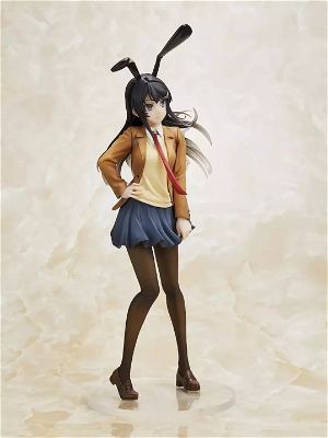 Rascal Does Not Dream of Bunny Girl Senpai Pre-Painted Coreful Figure: Sakurajima Mai Uniform Bunny Ver.