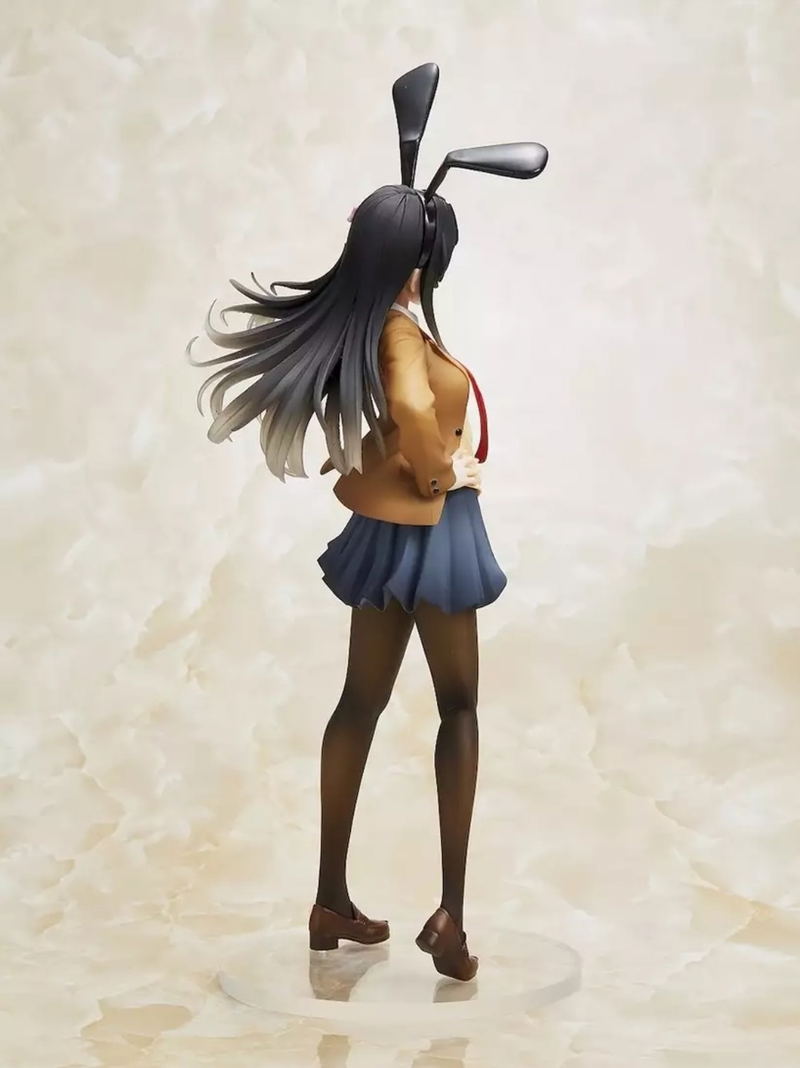 Rascal Does Not Dream of Bunny Girl Senpai Pre-Painted Coreful Figure: Sakurajima Mai Uniform Bunny Ver. image 6