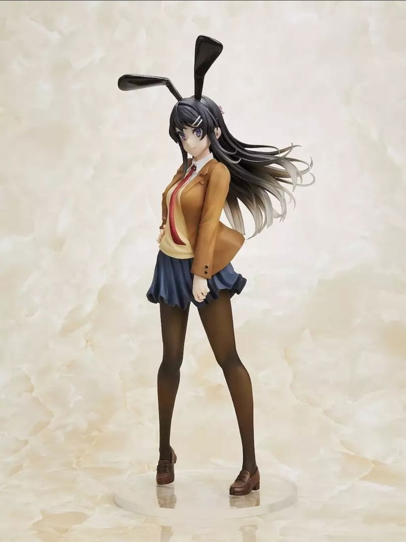 Rascal Does Not Dream of Bunny Girl Senpai Pre-Painted Coreful Figure: Sakurajima Mai Uniform Bunny Ver. image 9
