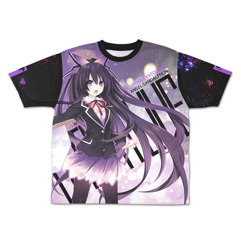 Date A Live IV - Toka Yatogami Limited Edition Ver. Double-sided Full graphic T-shirt (M Size) image 2