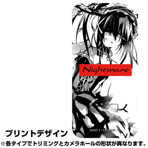 Date A Live IV Tokizaki Kyozo Monotone Ver. Tempered Glass iPhone Case [12/12 Pro Shared]_