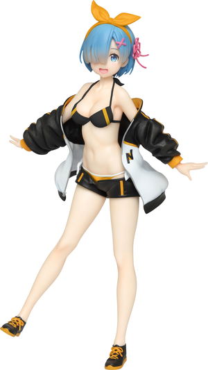 Re:Zero - Starting Life in Another World Pre-Painted Precious Figure: Rem Jumper Swimsuit Ver. Renewal_