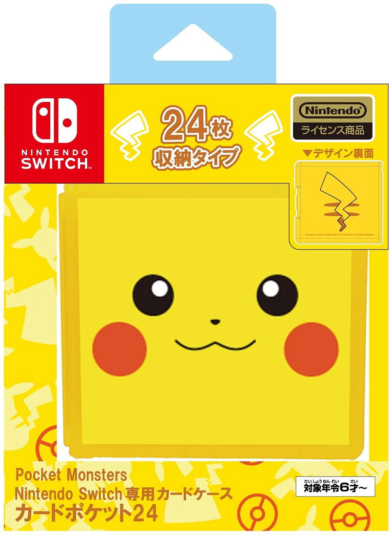 Nintendo Switch Card Pocket 24 (Pikachu) image 1