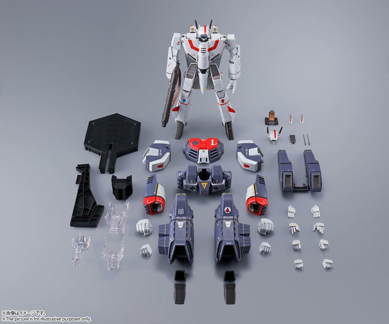 DX Chogokin The Super Dimension Fortress Macross: VF-1J Armored Valkyrie (Ichijyo Hikaru Custom) image 3