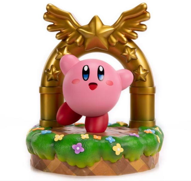 kirby and the goal door pvc statue