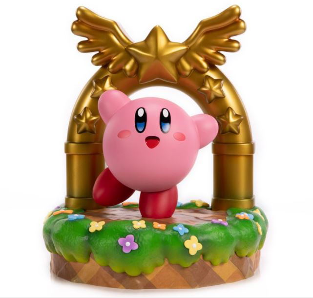 Kirby PVC Painted Statue: Kirby and the Goal Door [Standard Edition] image 1