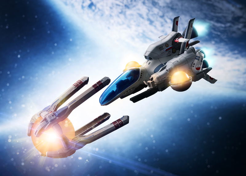 R-TYPE 1/120 Scale Pre-Painted Figure: R-9A Arrow Head image 15