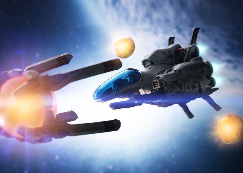R-TYPE 1/120 Scale Pre-Painted Figure: R-9A Arrow Head image 17