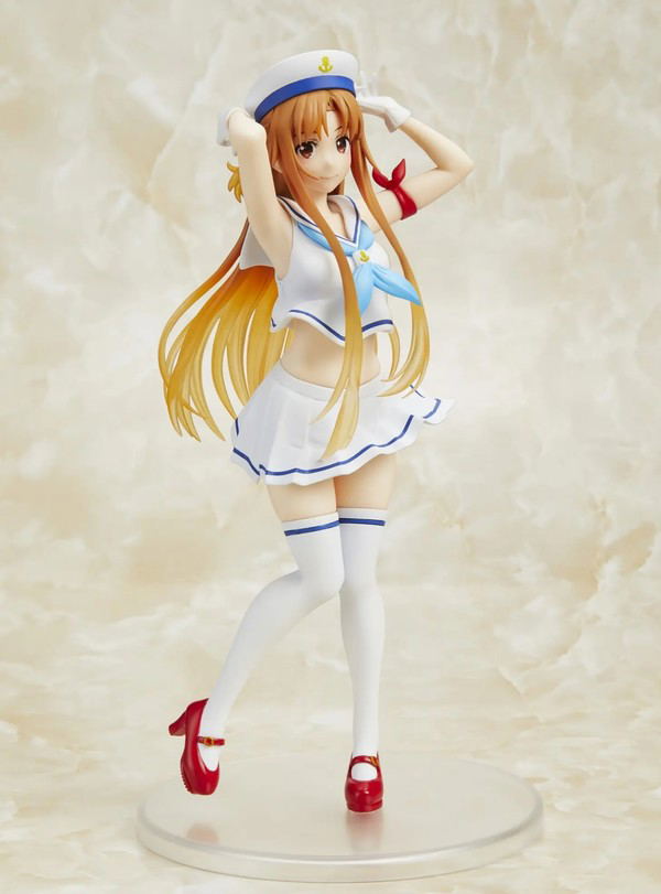 Sword Art Online Pre-Painted Coreful Figure: Asuna Marine Ver. image 1