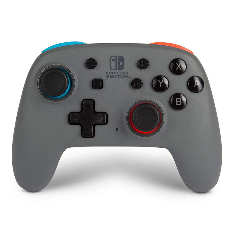 PowerA Nano Enhanced Wireless Controller for Nintendo Switch (Grey/Neon) image 1