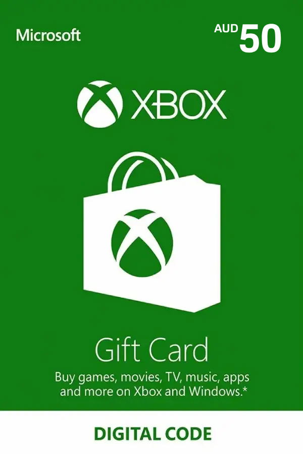 Xbox Gift Card AUD 50 | Australia Account <span class="ext ext_digital">digital</span> image 1