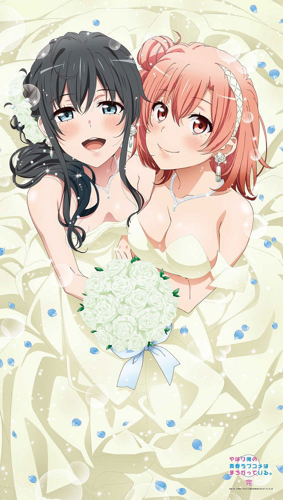 Yahari Ore no Seishun Love-come wa Machigatteiru. Kan: Yukino & Yui Multi Tapestry Noren image 1