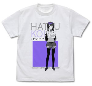 Osamake: The Romcom Where The Childhood Friend Won't Lose - Kachi Shirakusa T-shirt White (M Size)_