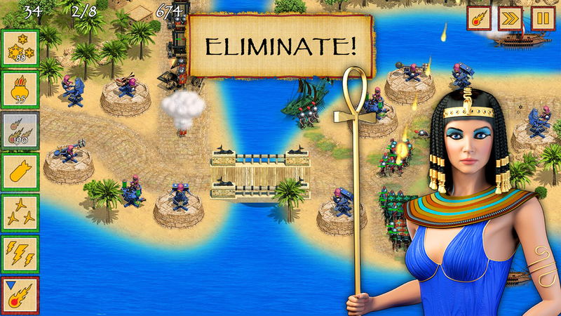 Defense of Egypt: Cleopatra Mission <span class="ext" style="background-color: #2a475e; color: #FFFFFF;">STEAM</span> <span class="ext ext_digital">digital</span> image 2