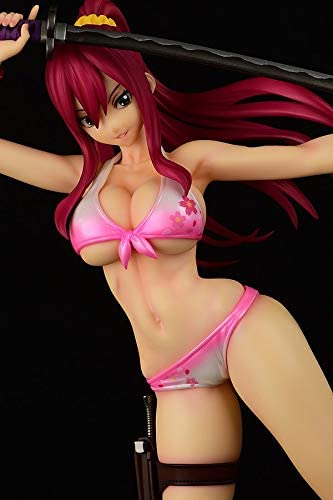 Fairy Tail 1/6 Scale Pre-Painted Figure: Erza Scarlet Swimsuit Gravure_Style Ver. Sakura (Re-run) image 2